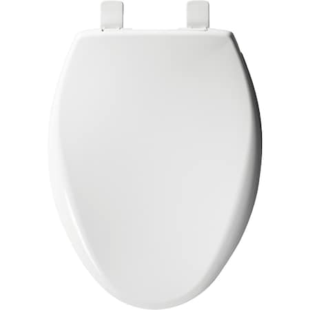 Mayfair Mayfair by Bemis Affinity Slow Close Elongated White Plastic Toilet Seat 187SLOW-000